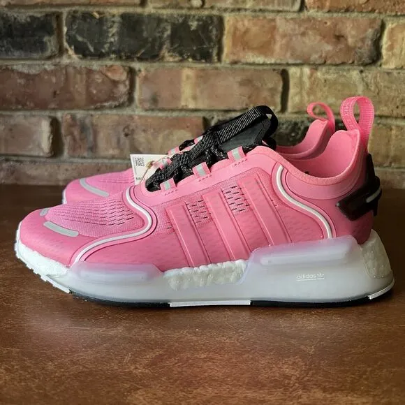 Adidas NMD V3 Beam Pink White Boost Gym Youth Shoes Sneakers 5.5 Women's 6.5