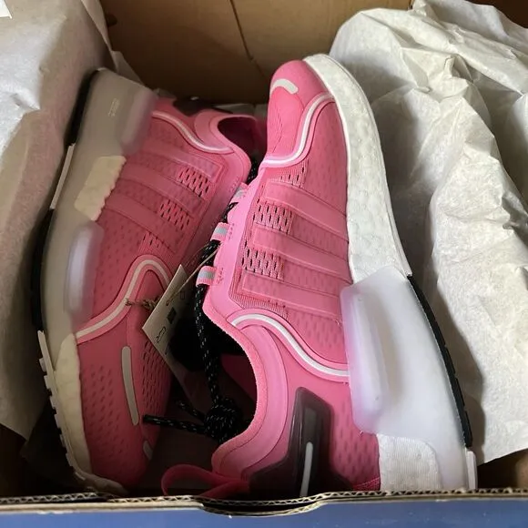 Adidas NMD V3 Beam Pink White Boost Gym Youth Shoes Sneakers 5.5 Women's 6.5