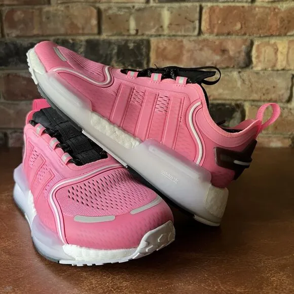 Adidas NMD V3 Beam Pink White Boost Gym Youth Shoes Sneakers 5.5 Women's 6.5