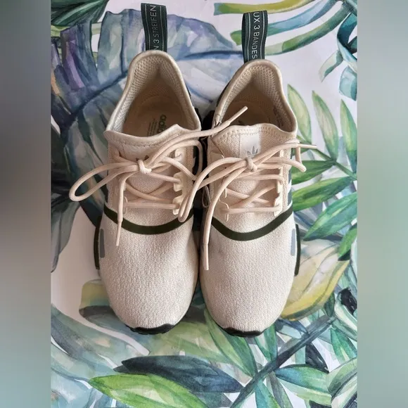 Adidas NMD_1 W shoes - White Focus Olive NWT