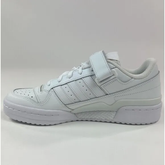 Adidas Originals Forum Low Womens 9.5 White Athletic Shoes Sneaker Strap FZ6463