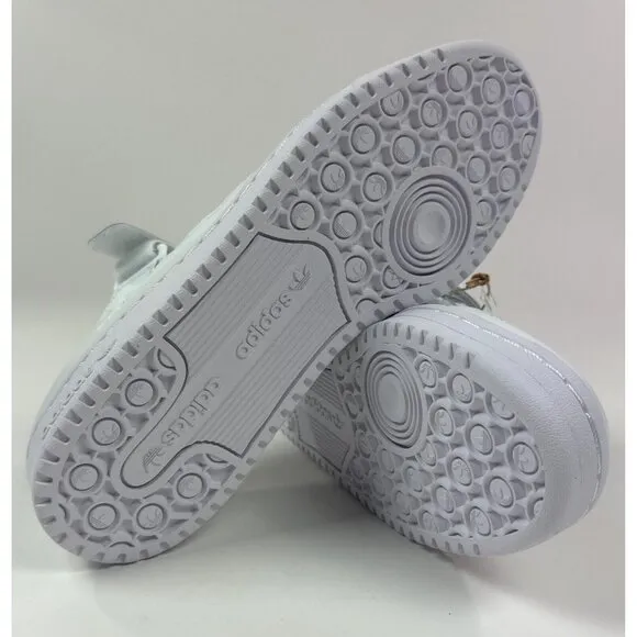 Adidas Originals Forum Low Womens 9.5 White Athletic Shoes Sneaker Strap FZ6463