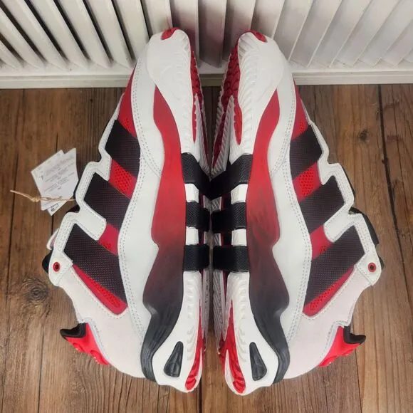 Adidas Originals Niteball Mens Sz 8.5 Red White Black Gym Sneakers Shoes H06508