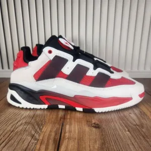 Adidas Originals Niteball Mens Sz 8.5 Red White Black Gym Sneakers Shoes H06508