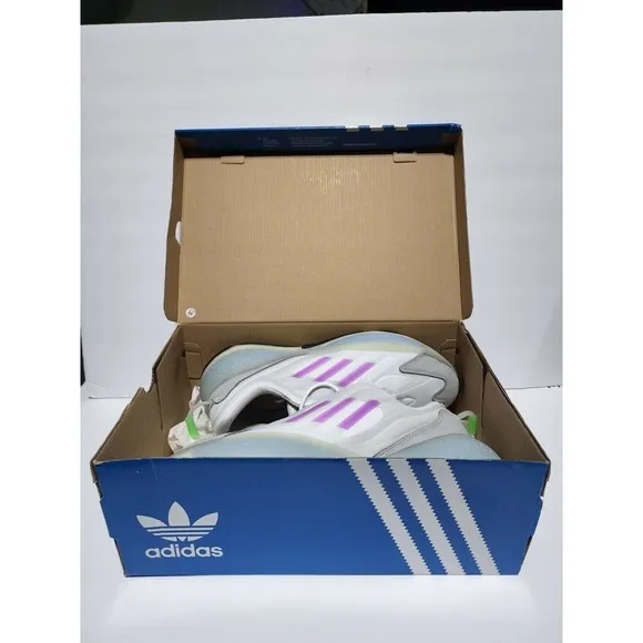 Adidas Ozrah OFFER OZWEEGO White Sonic Fuchsia Adiprene Running Shoes Size 12