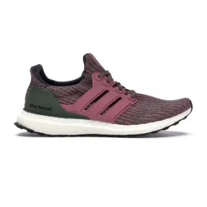 Adidas pink olive green ultraboost ultra boost DNA knit lace up sneakers shoes