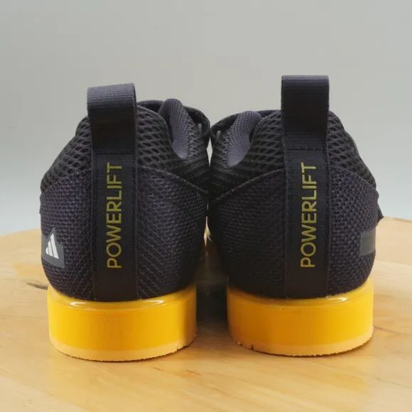 adidas Powerlift 5 Mens Size 8.5 Shoes Aurora Black Yellow Training Lifting NEW
