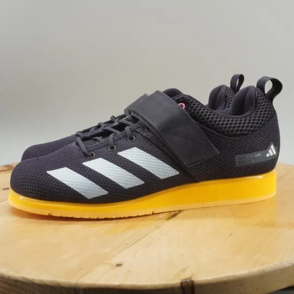adidas Powerlift 5 Mens Size 8.5 Shoes Aurora Black Yellow Training Lifting NEW
