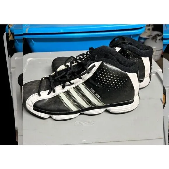 Adidas Pro Model Black White G21123 Size 13 Men's Shoes