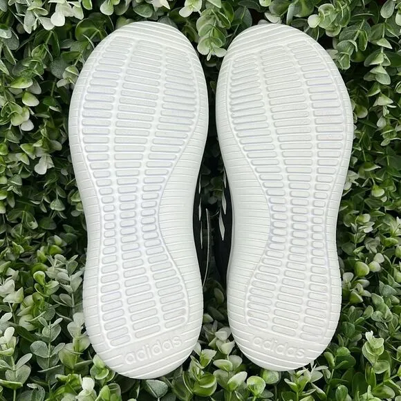 Adidas QT Flex Memory Foam Black White Sneakers 7.5