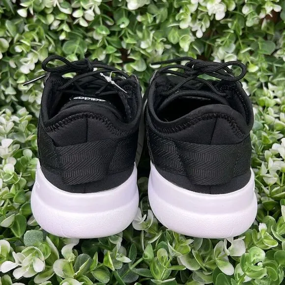 Adidas QT Flex Memory Foam Black White Sneakers 7.5