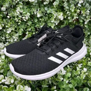 Adidas QT Flex Memory Foam Black White Sneakers 7.5