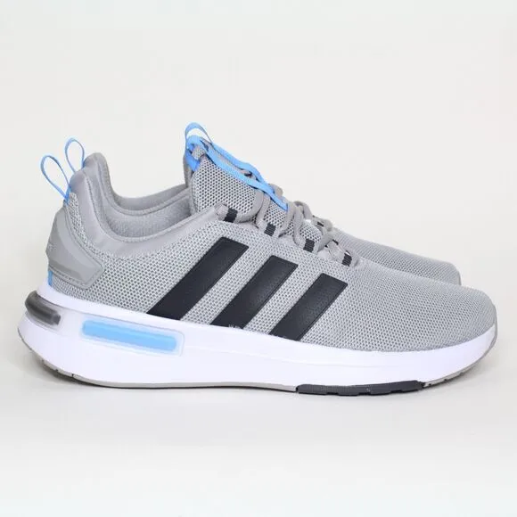 Adidas Racer TR23 Running Shoes Solid Grey/ Carbon/ Blue Blue Men's Size 9 New