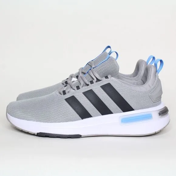 Adidas Racer TR23 Running Shoes Solid Grey/ Carbon/ Blue Blue Men's Size 9 New