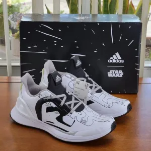 adidas RapidaRun Star Wars Shoes Kids G27554 Cloud White/Core Black Multi Sizes
