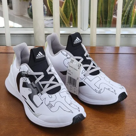 adidas RapidaRun Star Wars Shoes Kids G27554 Cloud White/Core Black Multi Sizes
