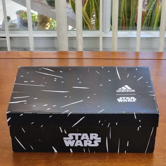 adidas RapidaRun Star Wars Shoes Kids G27554 Cloud White/Core Black Multi Sizes