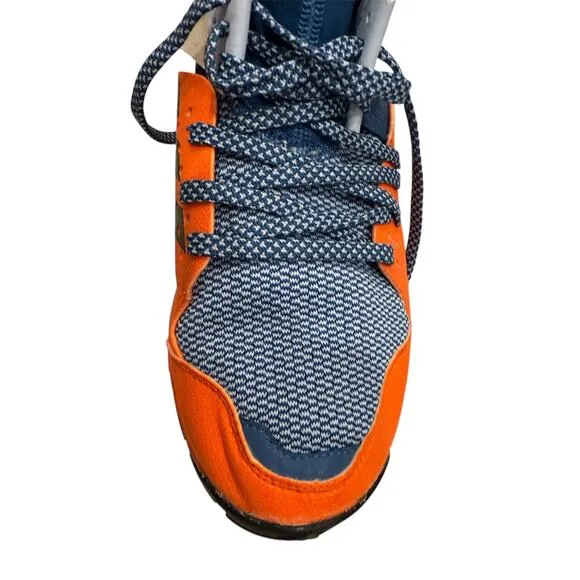 Adidas Response Trail Boost Mens BB1657 Orange Blue Sneakers Shoes Size 7.5