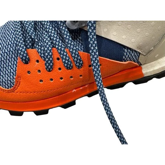 Adidas Response Trail Boost Mens BB1657 Orange Blue Sneakers Shoes Size 7.5