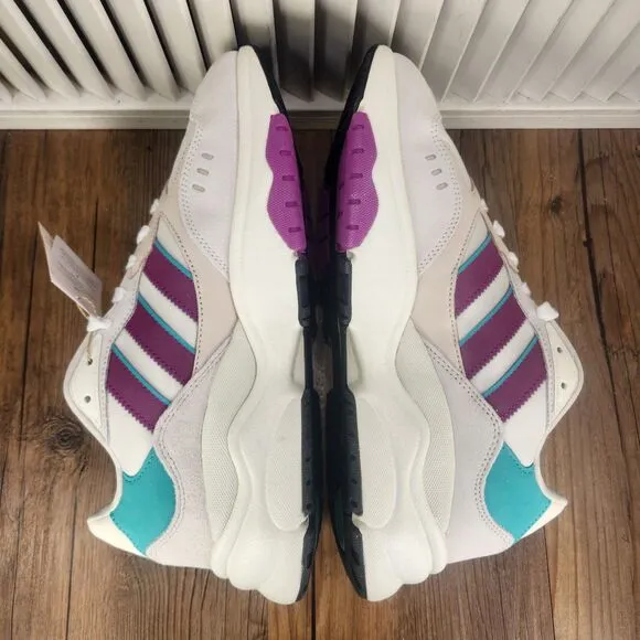 Adidas Retropy F90 Mystique Originals Mens Size 10 White Purple Gym Shoes HP8019