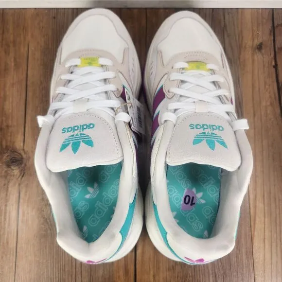 Adidas Retropy F90 Mystique Originals Mens Size 10 White Purple Gym Shoes HP8019