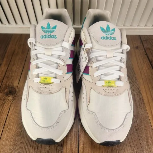Adidas Retropy F90 Mystique Originals Mens Size 10 White Purple Gym Shoes HP8019