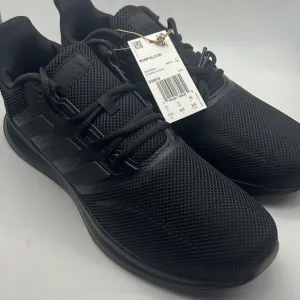 Adidas Runfalcon casual running walking shoes triple black G28970 Men 11.5 NWB