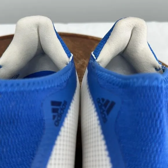 Adidas Shoes Youth 4.5 X Speedflow 3 Laceless Cleats White Blue Slip On Soccer