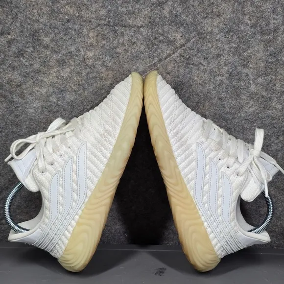 Adidas Sobakov Sneakers Men's 5 White Gum Lace Up Running Shoes B42007