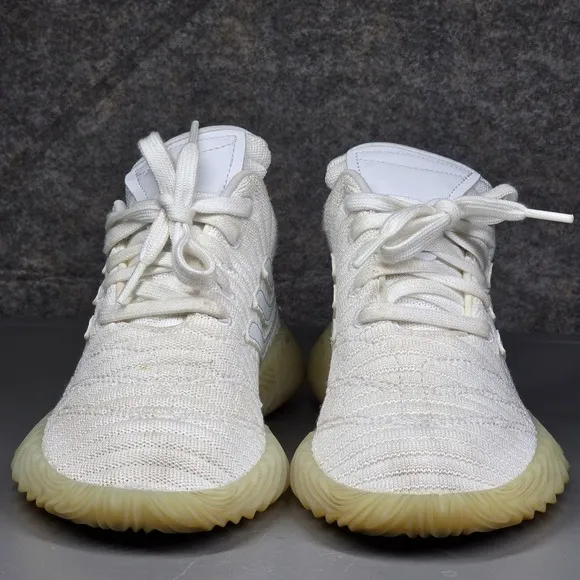 Adidas Sobakov Sneakers Men's 5 White Gum Lace Up Running Shoes B42007