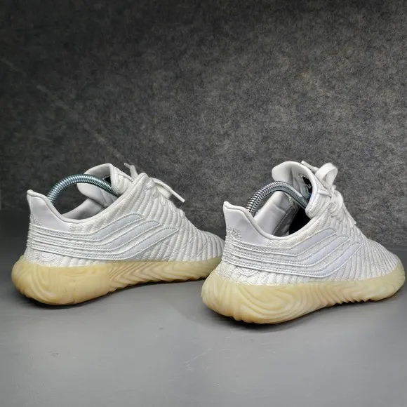Adidas Sobakov Sneakers Men's 5 White Gum Lace Up Running Shoes B42007