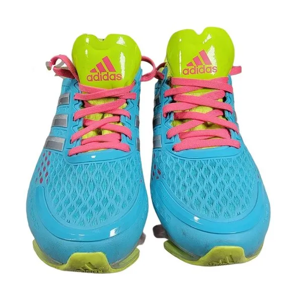 Adidas Springblade Razor Blue Lime Green Pink Sz 6