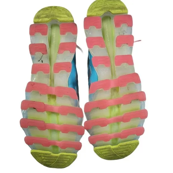 Adidas Springblade Razor Blue Lime Green Pink Sz 6