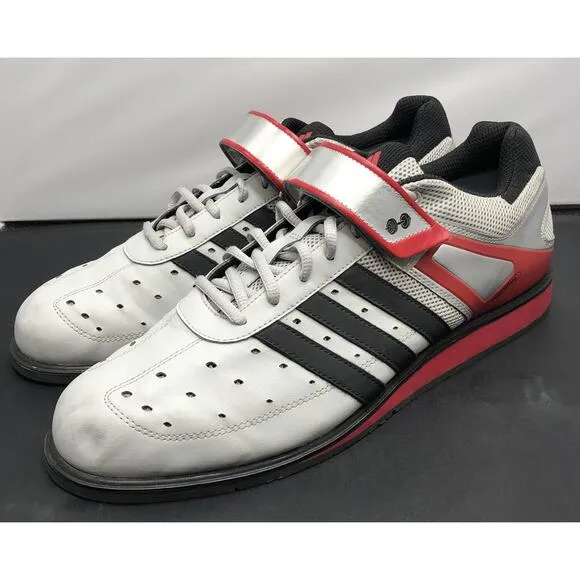 Adidas Trefoil Powerlifting Weightlifting Gym Deadlift Shoes Mens 14 Fast Ship