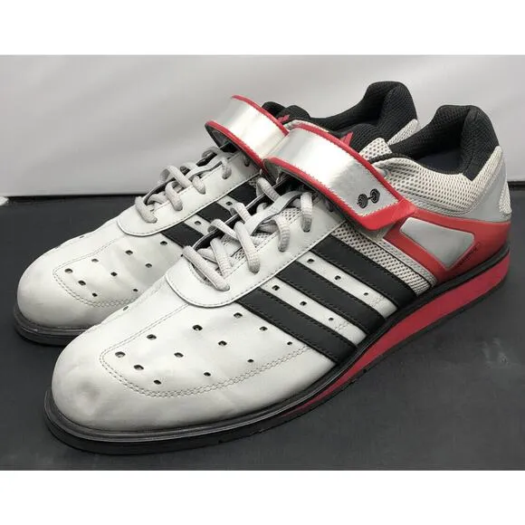 Adidas Trefoil Powerlifting Weightlifting Gym Deadlift Shoes Mens 14 Fast Ship