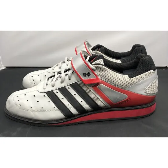 Adidas Trefoil Powerlifting Weightlifting Gym Deadlift Shoes Mens 14 Fast Ship