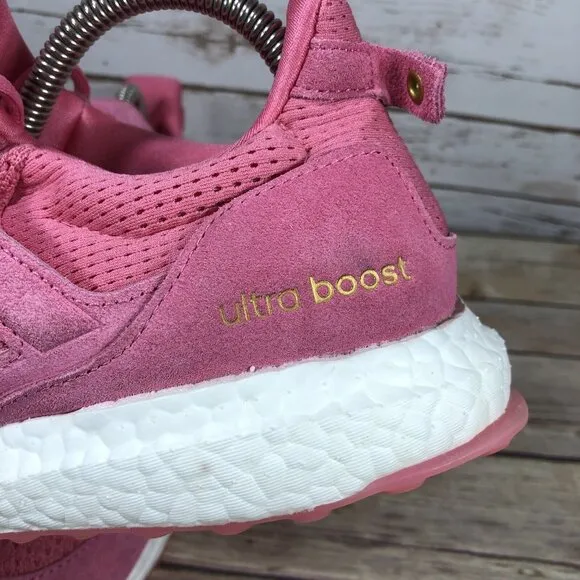 Adidas Ultra Boost 1.0 Shoes Womens Size 10 Athletic Running Jogging Pink