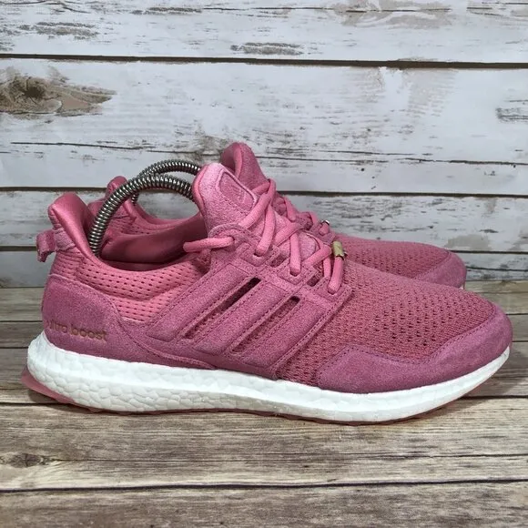 Adidas Ultra Boost 1.0 Shoes Womens Size 10 Athletic Running Jogging Pink