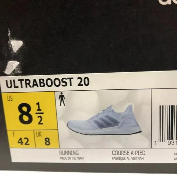 adidas Ultra Boost 20 Mens Running Shoes 8.5 M