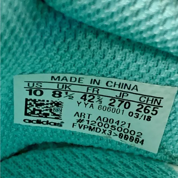 Adidas Ultra Boost X Parley Raw Shoes Sneakers Blue Grey Women's Size 10 AQ0421