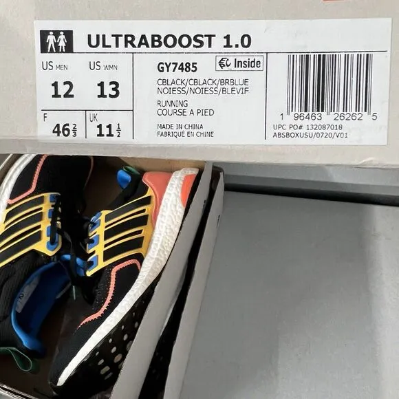 Adidas UltraBoost 1.0 Becky Sauerbrunn Athletic Running Shoes GY7485 Mens 12