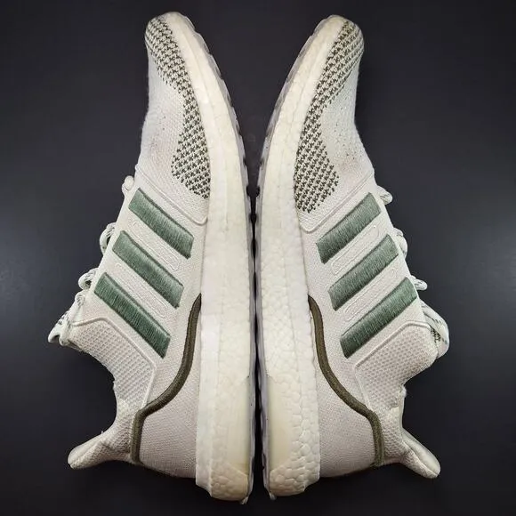 Adidas UltraBoost 1.0 LCFP Chalk Silver Green Running Shoes HQ6441 Men's Size 10