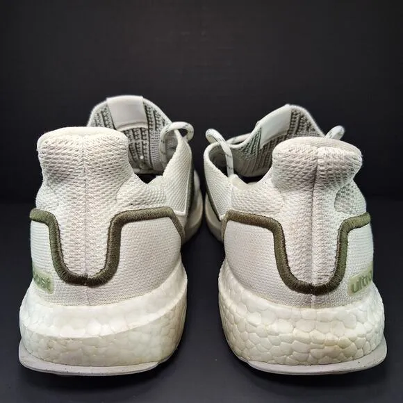 Adidas UltraBoost 1.0 LCFP Chalk Silver Green Running Shoes HQ6441 Men's Size 10