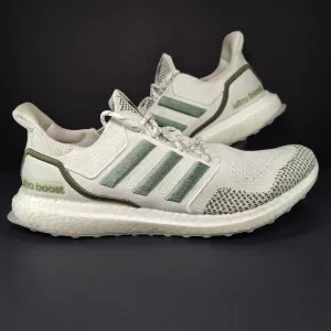 Adidas UltraBoost 1.0 LCFP Chalk Silver Green Running Shoes HQ6441 Men's Size 10