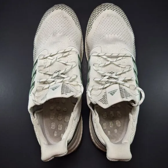 Adidas UltraBoost 1.0 LCFP Chalk Silver Green Running Shoes HQ6441 Men's Size 10