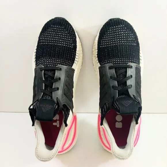Adidas Ultraboost 19 Women 7 Pink Running Shoes EF1625
