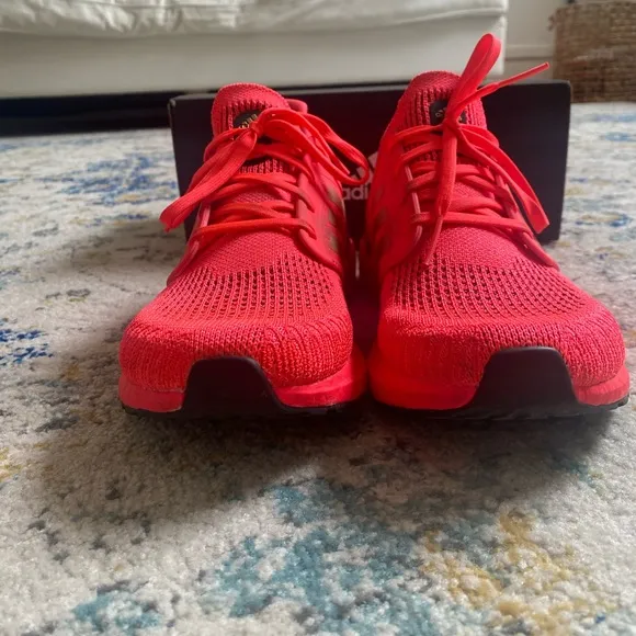 Adidas Ultraboost 20 Running Shoes, Signal Pink