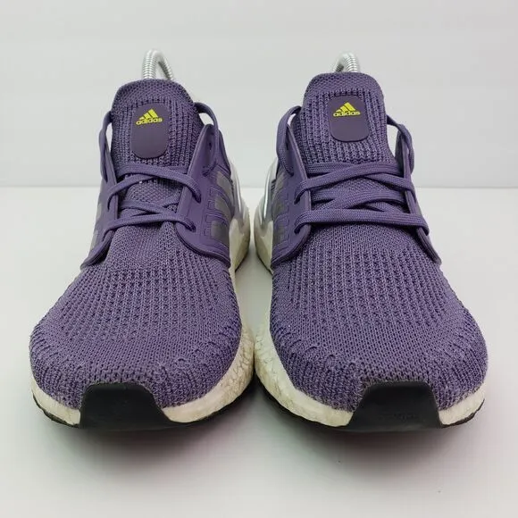 Adidas Ultraboost 20 Womens Size 7 Purple Silver Running Sneakers Shoes EG0718