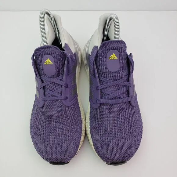 Adidas Ultraboost 20 Womens Size 7 Purple Silver Running Sneakers Shoes EG0718