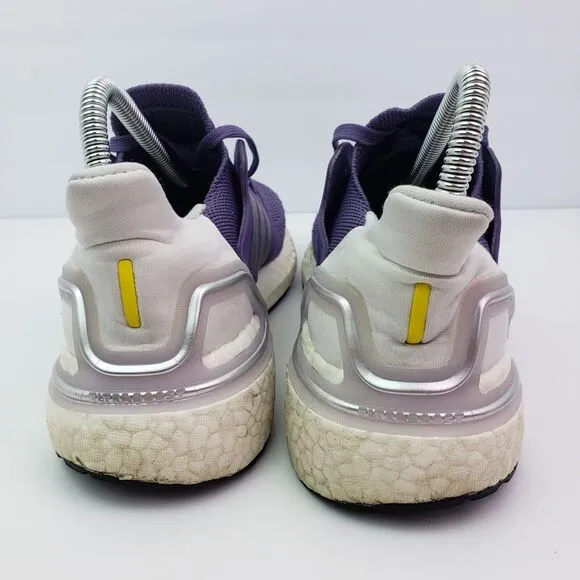 Adidas Ultraboost 20 Womens Size 7 Purple Silver Running Sneakers Shoes EG0718